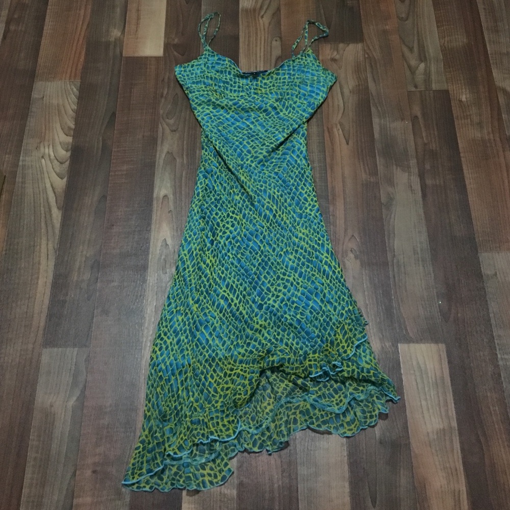 Betsey Johnson New York Mermaid Ruffle Slip Dress (Size S)